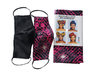 Headwrap & FaceMasks,Reversible & Washable 100% Cotton Face Masks. ONE SIZE ONLY